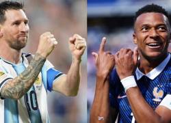 Lionel Messi es jugador de la selección Argentina, mientras que Kylian Mbappé es jugador de la selección de Francia.