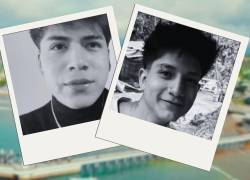 Anthony Peñafiel y Dayan Sarmiento fueron encontrados sin vida en Santa Elena.