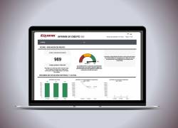 Imagen referencial de consulta de un score crediticio.