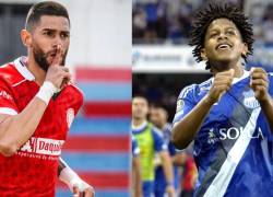Osmar Fernández es jugador de Daquilema FC, mientras que Luis Fragozo es jugador de Emelec.