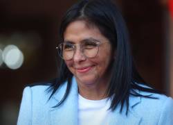 Delcy Rodríguez, presidenta encargada de Venezuela, en una fotografía de archivo.