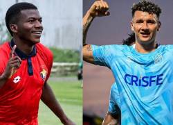 Jay Quintero es jugador de El Nacional, mientras que Byron Palacios es jugador de Universidad Católica.