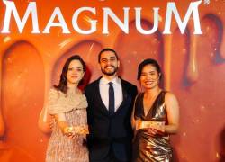 Equipo de The Magnum Ice Cream Company durante el lanzamiento Magnum Fantasía de Manjar.