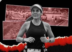 Mónica Andrea Martinich, de 38 años, trotaba en sentido sur-norte junto a dos compañeros de entrenamiento, cuando fue atropellada.