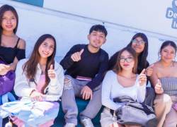Imagen de estudiantes universitarios ecuatorianos. El Gobierno anunció la apertura del Registro Nacional para el acceso a la educación superior pública.