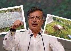 Gustavo Petro denunció que un artefacto explosivo apareció en el suelo en la vereda El Amarradero, en el departamento de Nariño, cerca de la frontera con Ecuador.