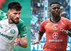 Richard Sánchez es jugador de Liga de Portoviejo, mientras que Gabriel Cortez es jugador de Libertad FC.