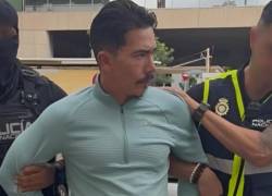 Alias “Pipo”, líder de Los Lobos, durante su detención en Málaga, España, el 16 de noviembre de 2025.