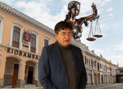 El alcalde de Riobamba, Jhon Vinueza, quien está procesado por presunta asociación ilícita.