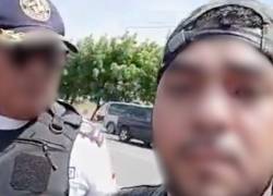 Pelea entre agente de la CTE y conductor de moto en Daule.