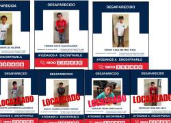 Ocho niños desaparecieron este sábado 27 de junio en Conocoto. Al momento, cinco ya fueron localizados.