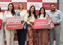 Representantes de la marca Pharmacy's durante el lanzamiento del evento Pharmacys Experience.