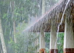 Lluvias aisladas en distintos sectores del país.