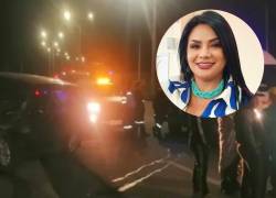 El vehículo en el que iba la gobernadora de Tungurahua fue embestido por otro automotor en el paso lateral de Ambato.