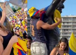 El influencer aseguró que desconocía la superstición relacionada con la estatua de Rocky.