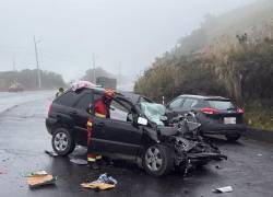 El siniestro ocurrió en el cantón Quijos, en el sector de Papallacta.
