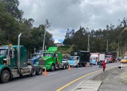 Marcha de transportistas de Ecuador y Colombia en la Frontera Norte. 03/02/2026