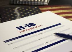 Formulario de aplicación para la visa H-1B.