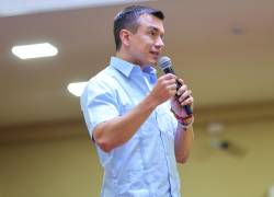 Fotografía referencial del presidente de Ecuador, Daniel Noboa.