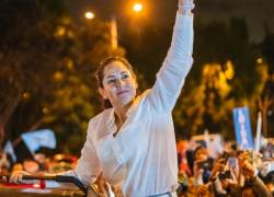 Luisa González, candidata del correísmo para el balotaje del próximo abril.