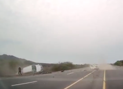 El accidente ocurrió la mañana del pasado domingo en la vía Guayaquil-Salinas.