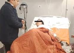 La mujer peruana que dio a luz en un pasillo del Hospital de Apoyo de Yungay fue hospitalizada posteriormente.