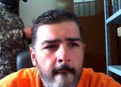 Captura que muestra al alcalde de Guayaquil, Aquiles Alvarez, en la cárcel de Latacunga.