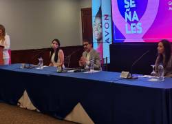 Conferencia de prensa virtual sobre la carrera en beneficio del cáncer de mama.