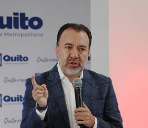 El alcalde de Quito, Pabel Muñoz.