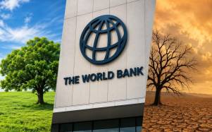 Fotografía referencial del Banco Mundial y sus planes relacionados al cambio climático.