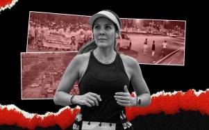 Mónica Andrea Martinich, de 38 años, trotaba en sentido sur-norte junto a dos compañeros de entrenamiento, cuando fue atropellada.