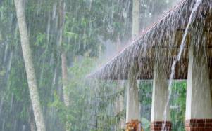 Lluvias aisladas en distintos sectores del país.