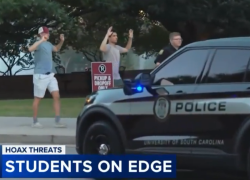 Reporte del incidente de swatting en la Universidad de Carolina del Sur.