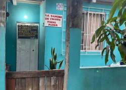 Imagen que muestra la fachada de la vivienda en donde ocurrió el ataque armado este miércoles.