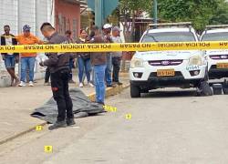 Imagen de la escena del crimen.