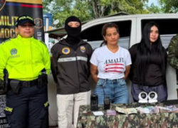 Las autoridades colombianas difundieron imágenes tras la captura