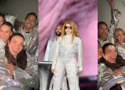 Capturas de las historias de Instagram de Samantha Grey y Diana León.