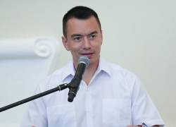 Daniel Noboa habla sobre los avances en temas de salud.