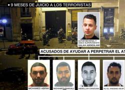 Acusados de ayudar a perpetrar la masacre de Bataclán.