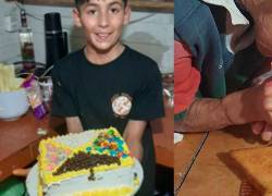 Niño argentino trabaja haciendo pasteles para pagar su cirugía