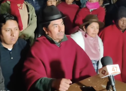 Leonidas Iza denuncia un presunto intento de asesinato.