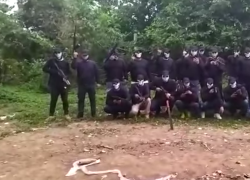 Un grupo armado amenaza a medio digital y dice que ejecutará a organizaciones delictivas.