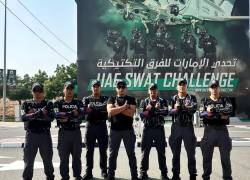 Unidades tácticas de la Policía Nacional dejan en alto el nombre del Ecuador en el UAE SWAT Challenge.