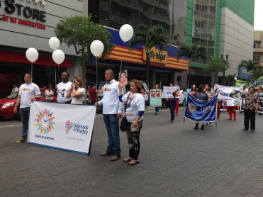 Organizaciones sociales marcharon en Guayaquil por el Día Internacional de los DDHH