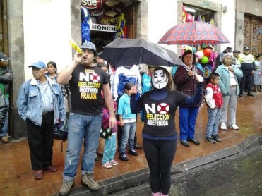 Movilización 19M en Quito