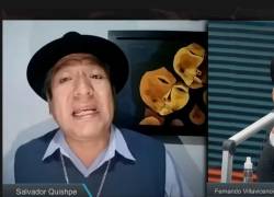 Asambleístas Quishpe y Villavicencio protagonizan enfrentamiento durante entrevista