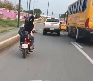 Captura de video que muestra el incidente.