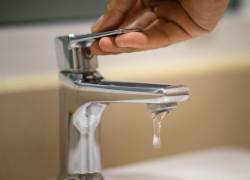 Imagen referencial de interrupción de servicio de agua potable.