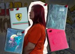 Una recopilación de fotos de los cuadernos incautados tanto en la celda de Verónica Briones como en el búnker donde capturaron a alias Fito.