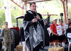 Daniel Noboa arremete contra Leonidas Iza y Marlon Vargas.